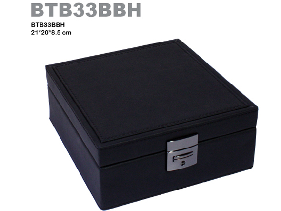 黑色皮表盒(收藏盒)